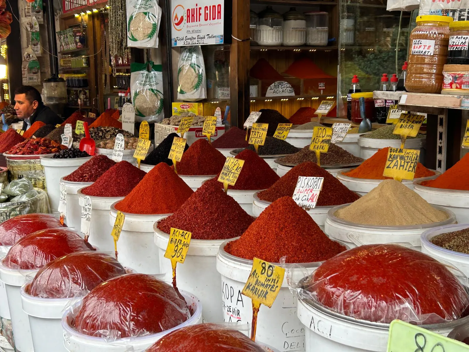 kruiden op bazaar